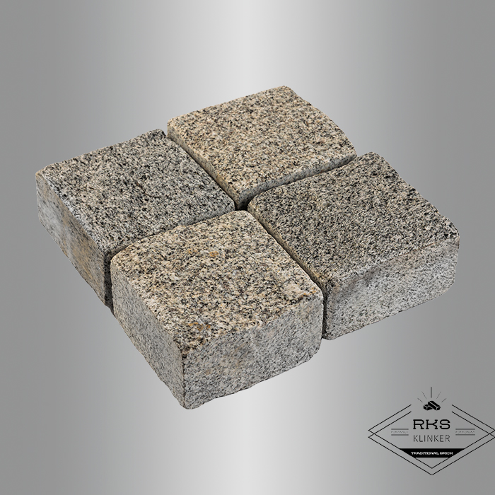 Гранитная брусчатка Исетское, Колотая, 100x100x50 мм в Орле