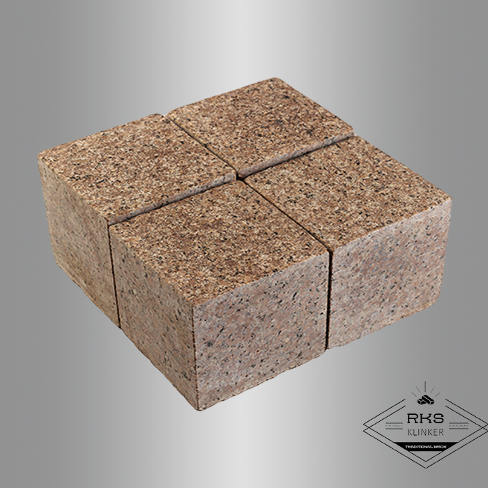 Гранитная брусчатка Куртинский, Полнопиленая термо, 100x100x100 мм в Орле