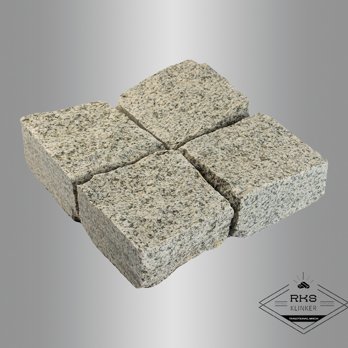 Гранитная брусчатка Мансуровская, Пилено-колотая, 100x100x50 мм в Орле