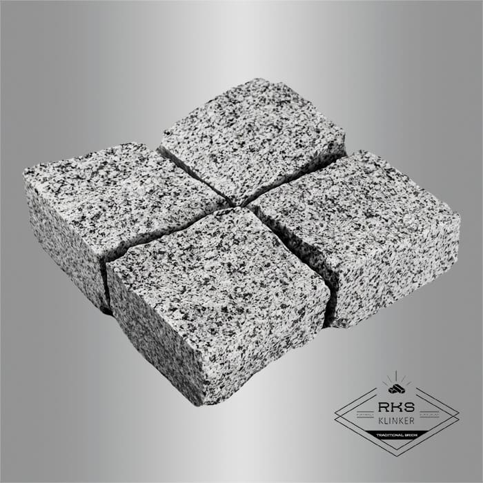 Гранитная брусчатка Камбулатовский, Колотая, 100х100 мм в Орле