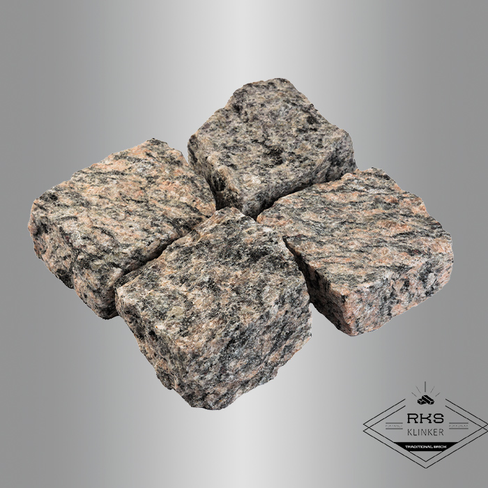 Гранитная брусчатка Ладожская, Колотая, 100x100x50 мм в Орле
