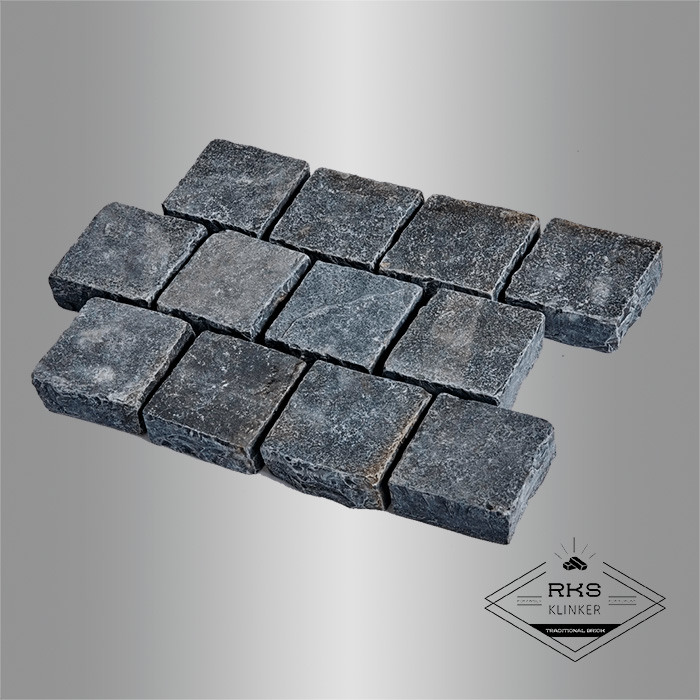 Брусчатка из известняка RKS Slate Belgian Black 100x100x30 мм в Орле