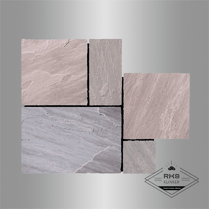 Мозаика из камня песчаник RKS SLATE Belgian Grey в Орле