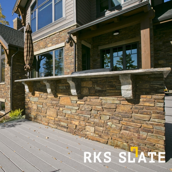 Фасадный облицовочный камень Multi Quartz Temple в Орле