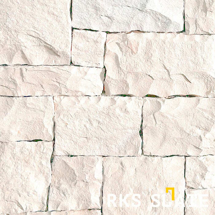 Фасадный облицовочный камень White Limestone Castle в Орле