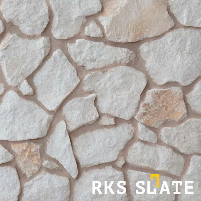 Фасадный облицовочный камень White Limestone Loose в Орле