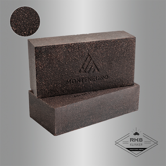 Кирпич печной Montenegro SHA 5 Black Cuprum (Чёрный) 230x114x65 мм в Орле