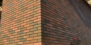 Фото кладки фасада из кирпича облицовочного Браер кладка, гладкий, 1НФ (11)