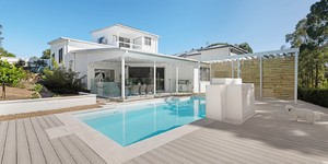 Террасная доска ДПК Turtle Shell French Oak Co-Extrusion настил из дпк вокруг бассейна (5)