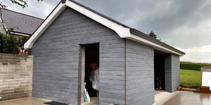 Фасадная доска ДПК Turtle Shell Scottish Slatewood Co-Extrusion серая облицовочная доска ДПК (5)