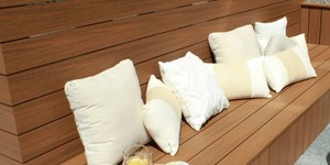 Заборная доска ДПК Turtle Shell Thai Teak Co-Extrusion Забор и уличная мебель из дпк (3)