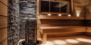 Натуральный камень для бани облицовка стены за печью 3D панели RKS SLATE Сланец Black Rockface (2)