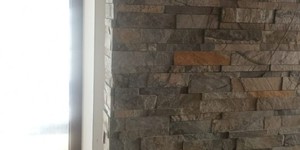 Отделка стен декоративным камнем заказать 3D панели RKS SLATE Кварцит Zeera Green Natural (4)
